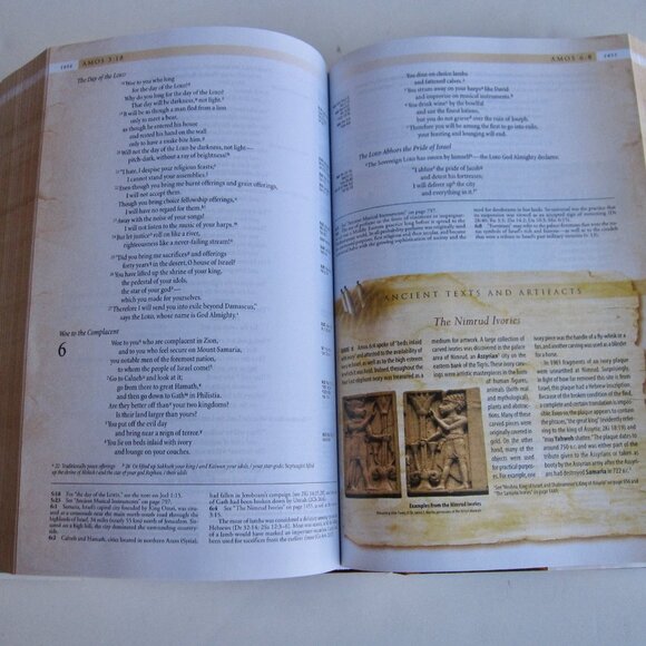 Archeological Study Bible Illustrated Walk Through History & Culture HC DJ 2005 - Picture 6 of 9
